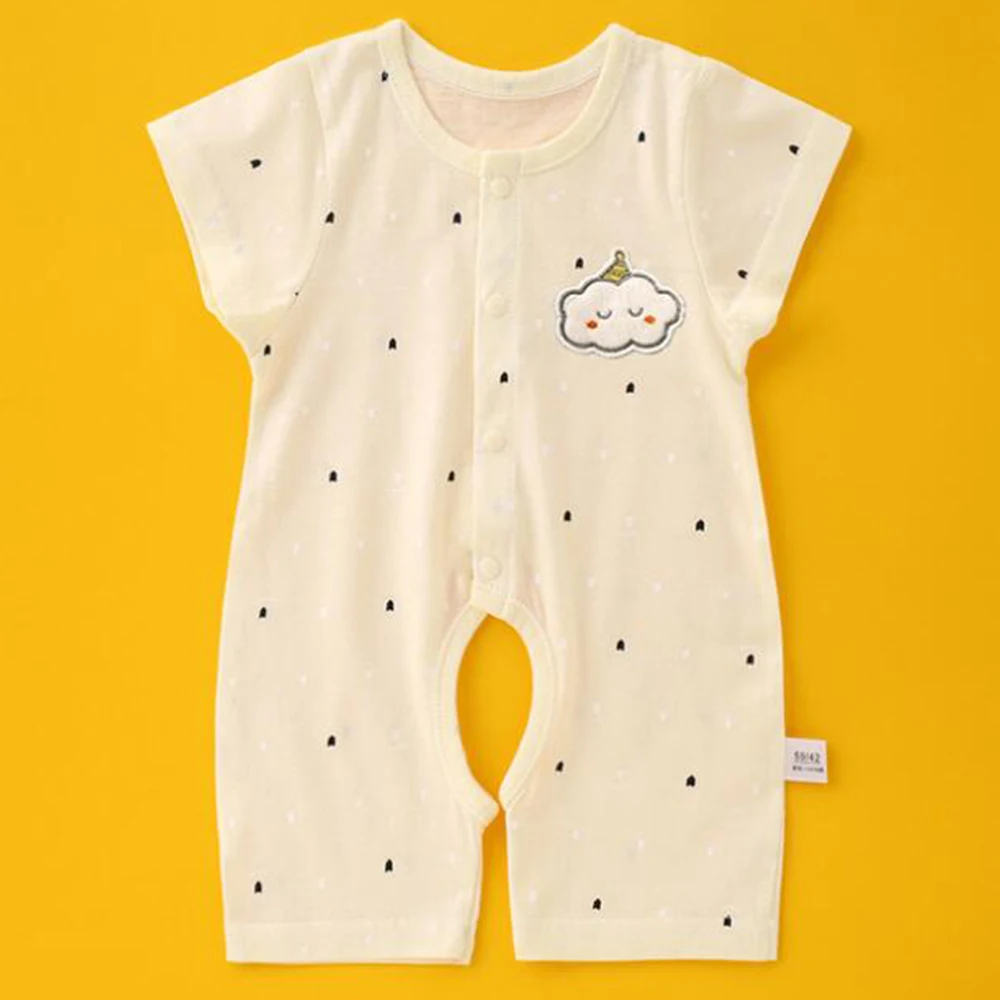 New Arrival Summer Baby Rompers Cotton Thin Newborn Onesies Short Sleeve Unisex Boy Girl Clothes