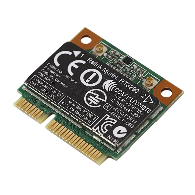 150Mbps 2.4Ghz RT3290 802.11B/G/N Wireless Wlan WIFI + Bluetooth BT 3.0 Half Mini PCI-E Card for HP CQ58 M4 M6 4445S DV4