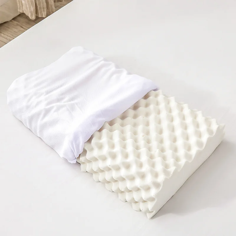 LISM Thailand Natural Latex Pillow Massage Pillow Protect Vertebrae Health Care Orthopedic Bedding Cervical Pillow