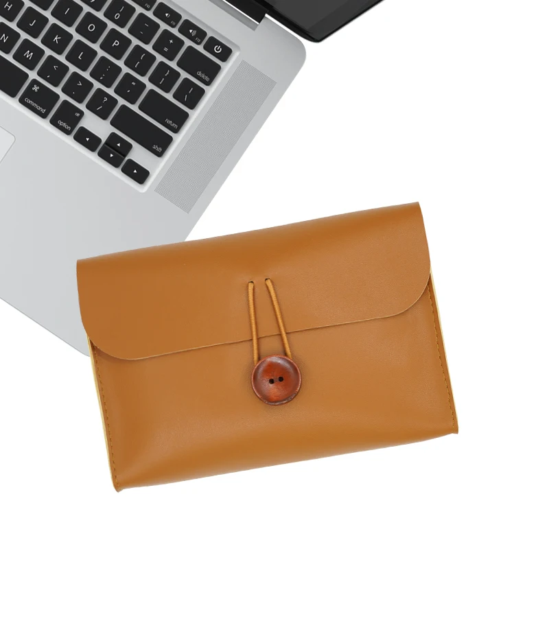 PU Leather Pouch Chargers Storage Bags Sleeve cover for Surface & Macbook Accessories Mouse Data Line Power Spply Storage Bag