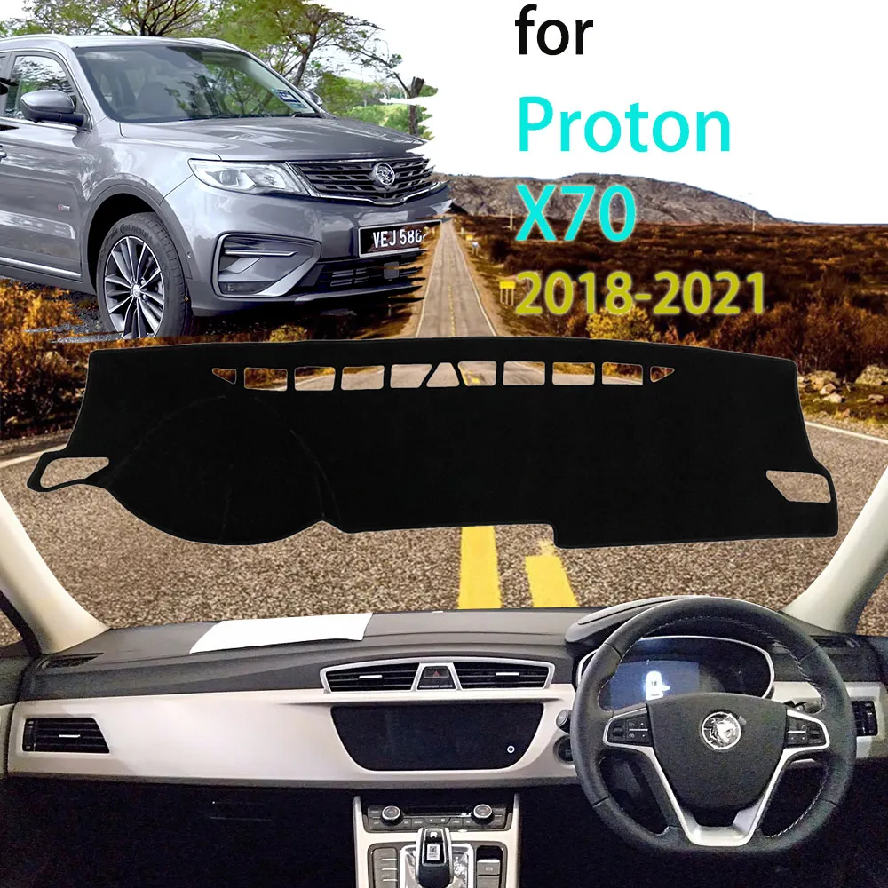 

Avoid Light Dashboard Center Console Dashmat Cover Mat Pad Sunshade Anti-slip Rug for Proton X70 Geely Boyue 2018 2019 2020 2021