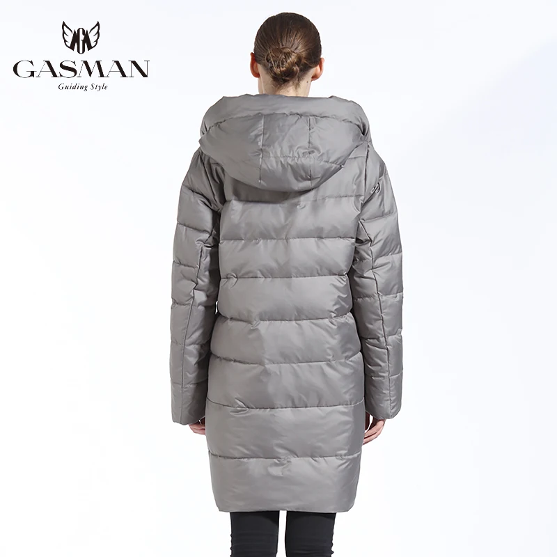 GASMAN 2022 Winter Long Jacket For Women Down Thick Coat Hooded Women Parka Warm Puffer Jacket Female Clothes Outwear 180