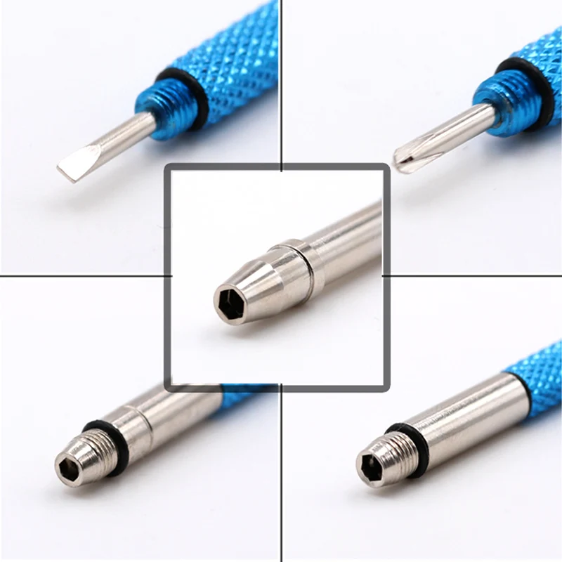 2Pcs Mini Precision Repair Screwdriver Multifunctional Portable for Optical/Eyeglasses/Sunglasses/Jewelry/Watches