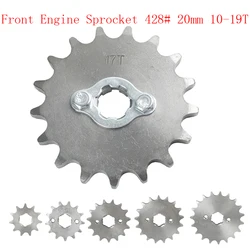 小型のlongshen-Fronshinay 150 200または250cc用フロントエンジンスピレーター,カーボンファイバー,モトクロス用,428 #20mm,10-19t