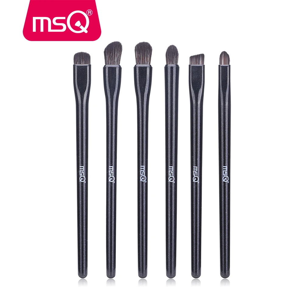 MSQ Eyeshadow Brush 6PCS Makeup Brushes Set Blending Eyebrow Lip Detail Eye shadow Brush Beauty Cosmetic Make Up Tool Kits