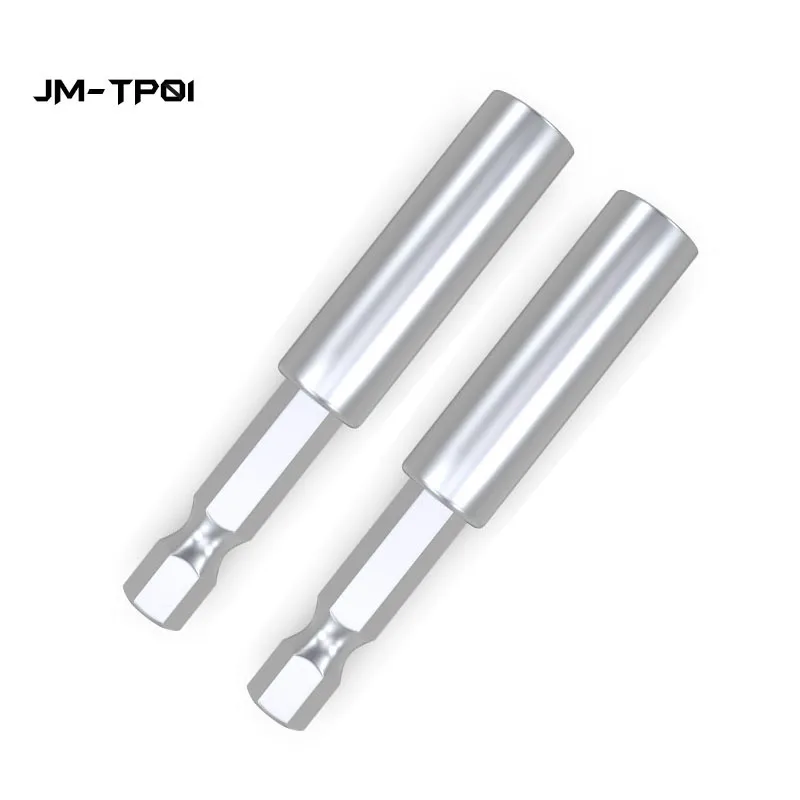 Jakpadrão-broca de furadeira magnética, 60mm de comprimento e 4 argolas, haste hexagonal, ferramentas elétricas