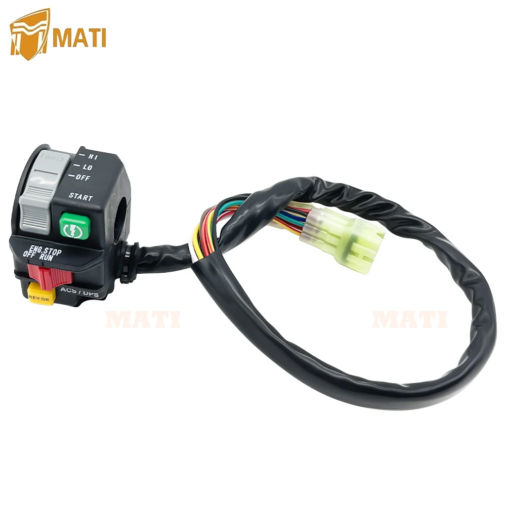 Left Handlebar Switch Start Stop Headlight for Can Am Outlander Renegade 570 650 850 1000 Except Standard Edition 710005070