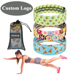 Conjunto De Bandas De Resistência Elástica, tecido Booty, Loops De Exercício De Quadril, Equipamento De Ginástica Fitness, Treinamento De Pernas Esportivas Glute E Coxas