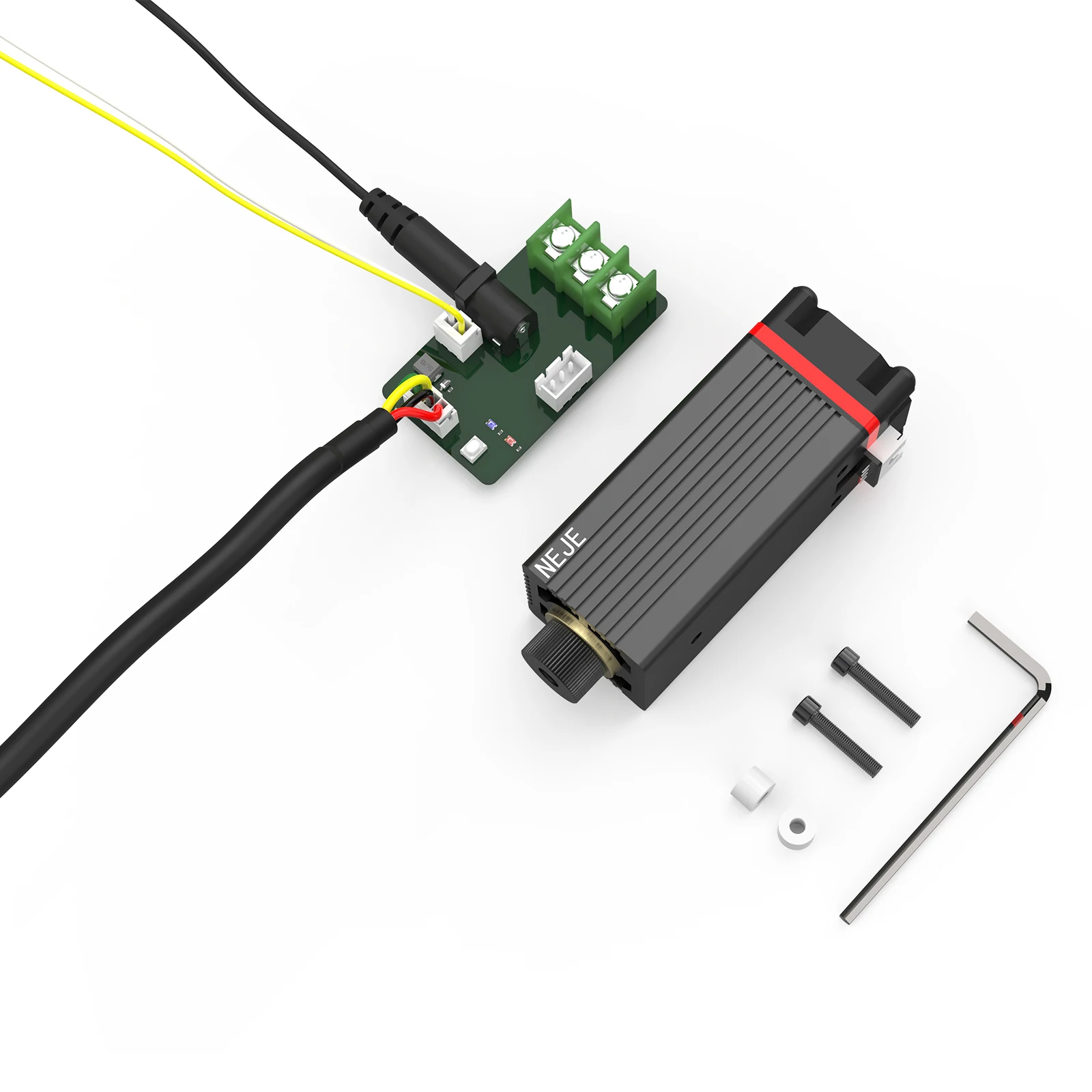 NEJE N30820 Modul Laser CNC Mesin Laser Pengukir Pemotong Modul Pemotongan DIY Tag Anjing Pengukir Kayu LOGO Anjing