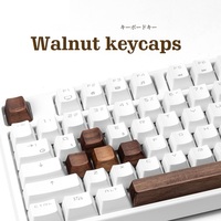 Walunt Wood Keycap OEM Profile For Mx Mechanical Keyboard R4 R3 R2 R1 WASD Arrow Keys 6.25u Space Bar Cap ESC Shift Enter Keys