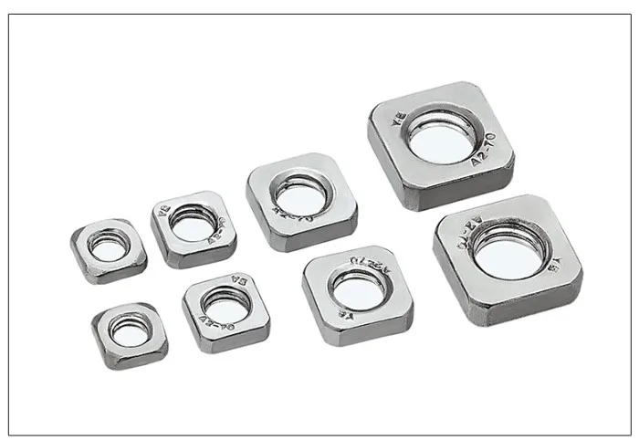 Aqxypas 10/50 Pz Dadi Quadrati In Acciaio Inossidabile A2-70 Din557 M3 M4 M5 M6 M8 M10 M12(10 Pcs,M3 - Foto 10