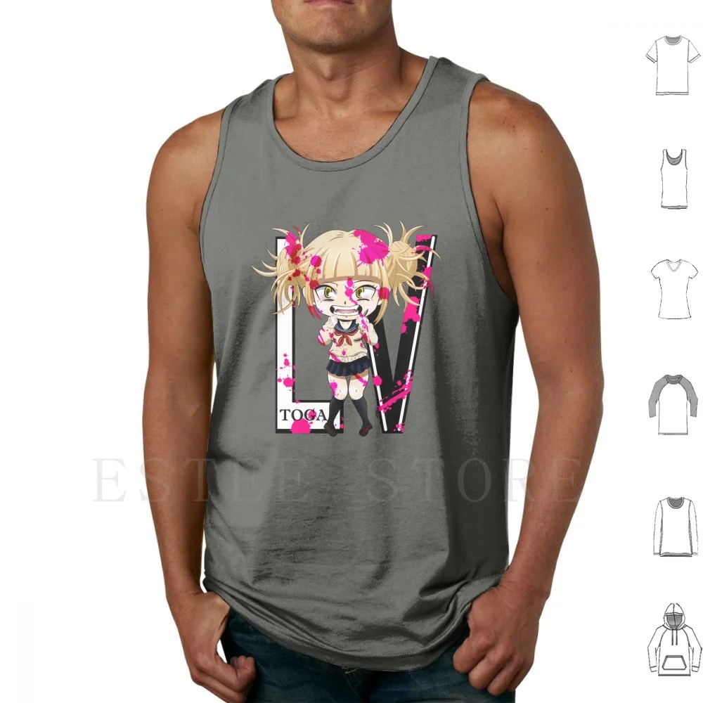 League Of Villains Toga Tank Tops Vest Sleeveless League Of Villains Toga Himiko Toga Anime Chibi