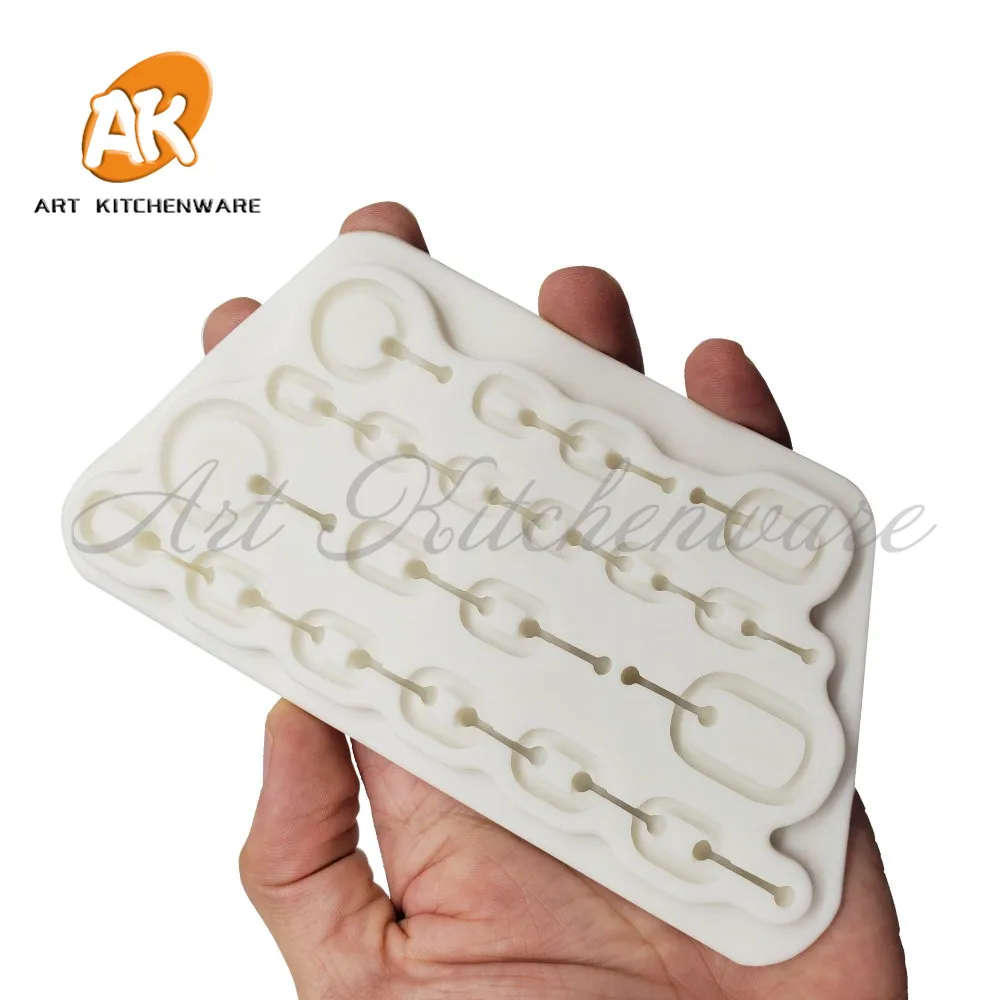 New Arrival Chains Shape Silicone Mould Cake Mold Cake Decorating Fondant Tools Chocolate Mould Cake Tool