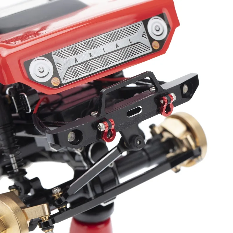 Replacement Upgrade Parts CNC Machined Aluminum Front Bumper For Axial SCX24 AX90081 1:24 Scale Deadbolt RC Crawler