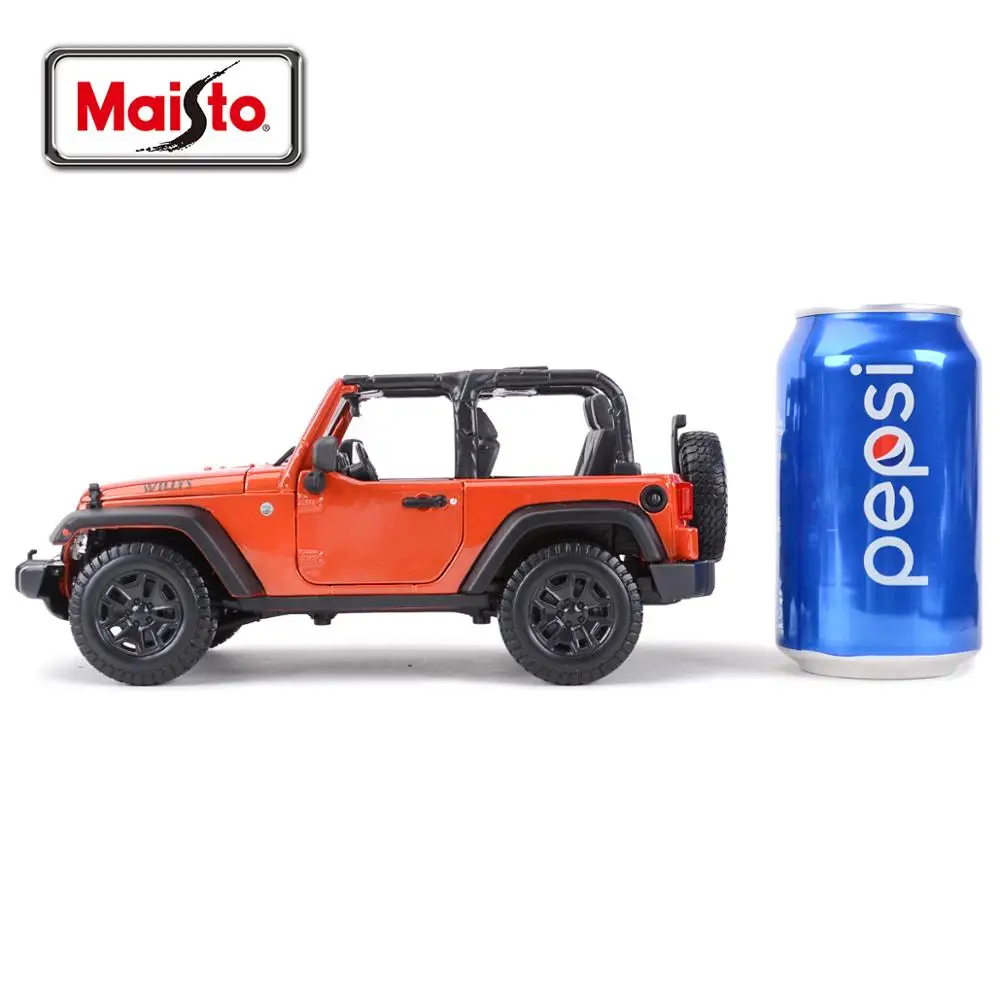 Maisto 1:18 JEEP Rubicon Wrangler Static Die Cast Vehicles Collectible Model Car Toys