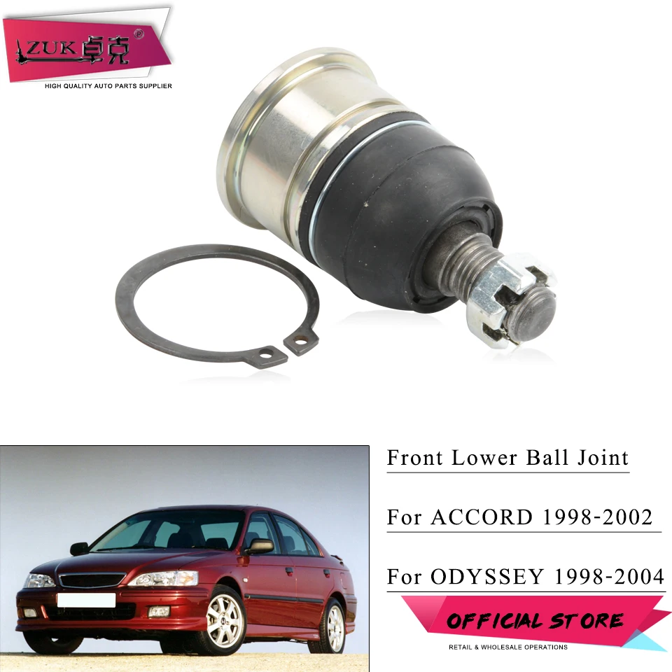 

ZUK High Quality Front Lower Ball Joint For HONDA For ACCORD 1998-2002 CG1 CG5 CF9 For ODYSSEY 1998-2004 RA1 RA6 Left = Right