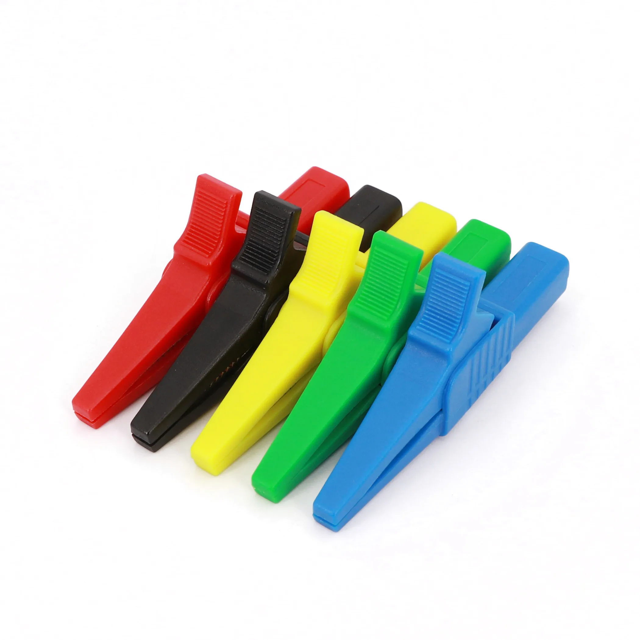 5Pcs Insulated Safety 83mm Large Alligator Clip Test Probe With 4mm Banana Jack 1000V 32A
