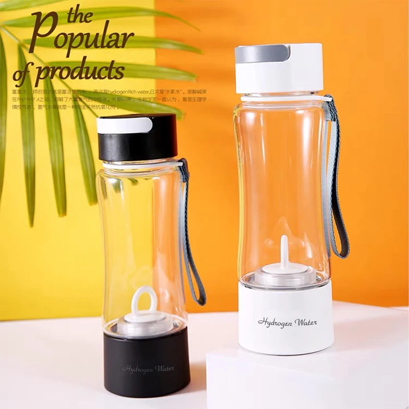 

Original Rich Hydrogen Water Bottle High H2 Cup Generator SPE Electrolysis Hydrogen Maker Water Ionizer Flask with Inhaler Kit