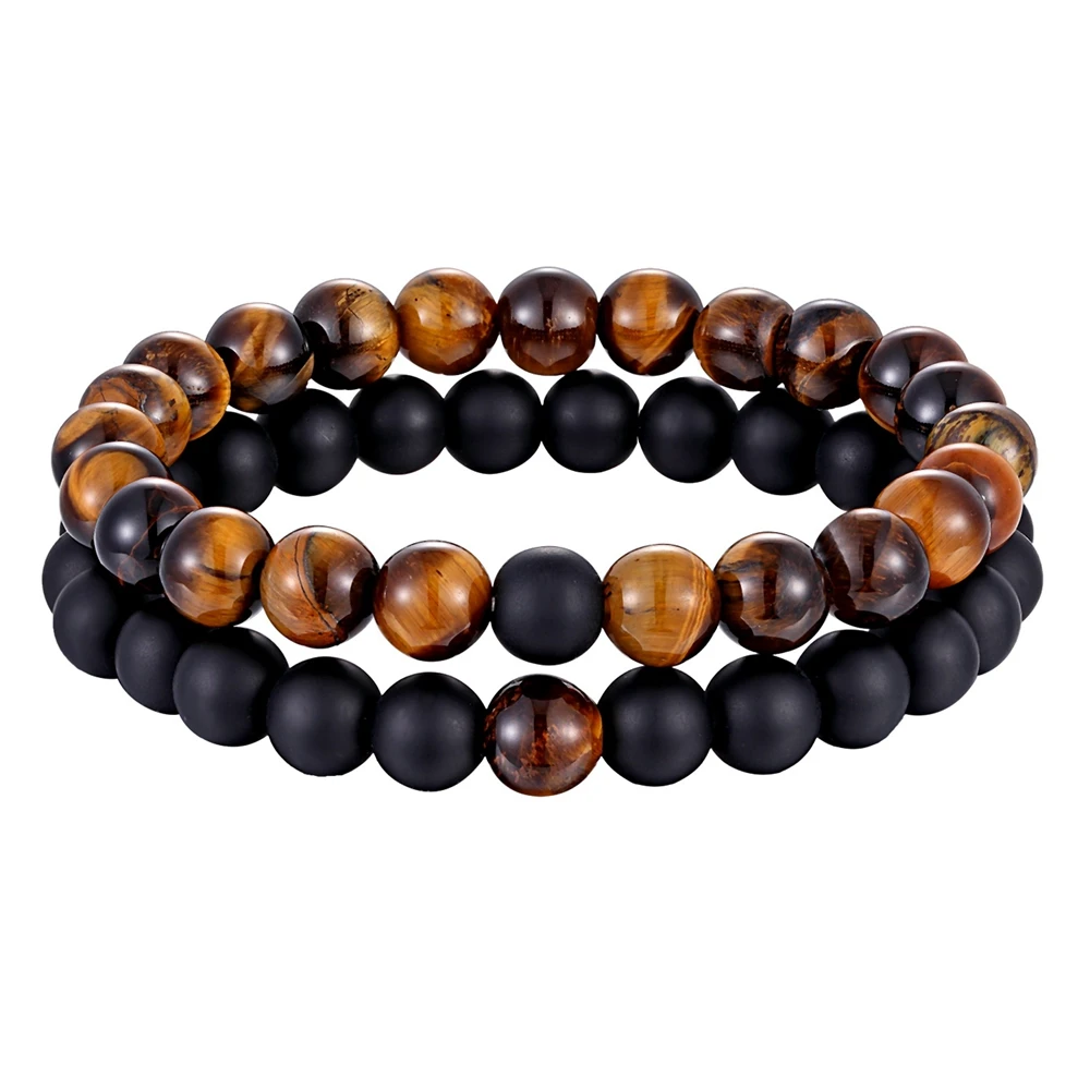 Various Combination Styles Beaded Bracelets for Couples, DIY Gift Box