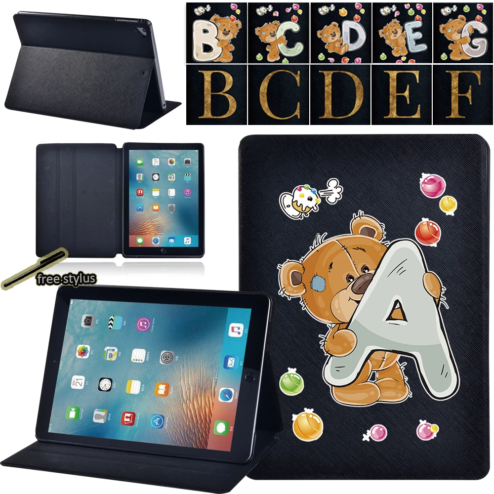 Tablet Case-Apple Ipad 2/3/4/ 2017 5th Gen/2018 6th Gen -Drop-proof and dust-proof Hard Shell Pu Leather Smart Cover Case