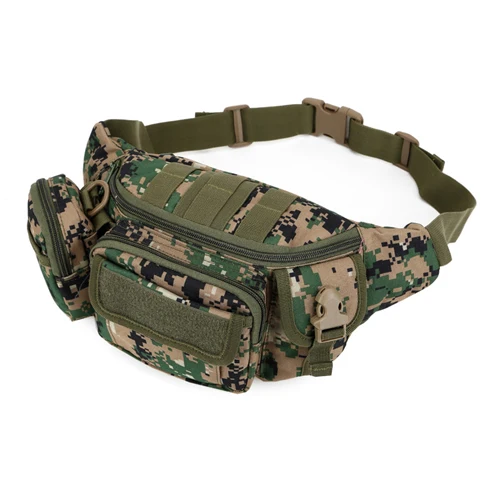 Outdoor Molle Caça Tático Cintura Bag, Bolsa de cinto, Telefone móvel, Pesca, Correndo, Esportes, Bolsos