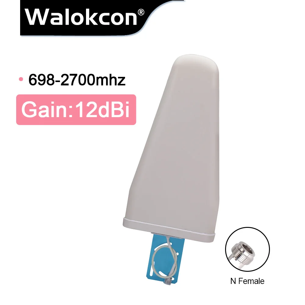 12dBi Big Gain Outdoor Antenna  698~2700 MHz Cell Phone Signal Booster  2G 3G 4G LTE Log Periodic External Antenna For Repeater@