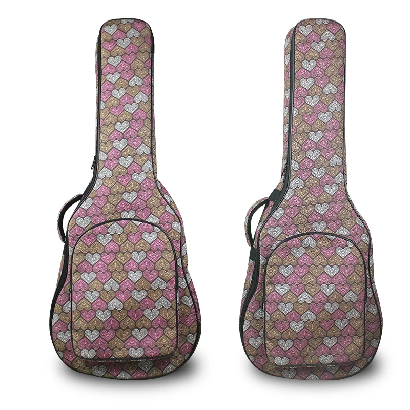 

Guitar Case 36/41 Inch 900D Waterproof Oxford Fabric Classical Guitar Bag 6/12 MM Cotton Double Straps Padded Guitar Backpack