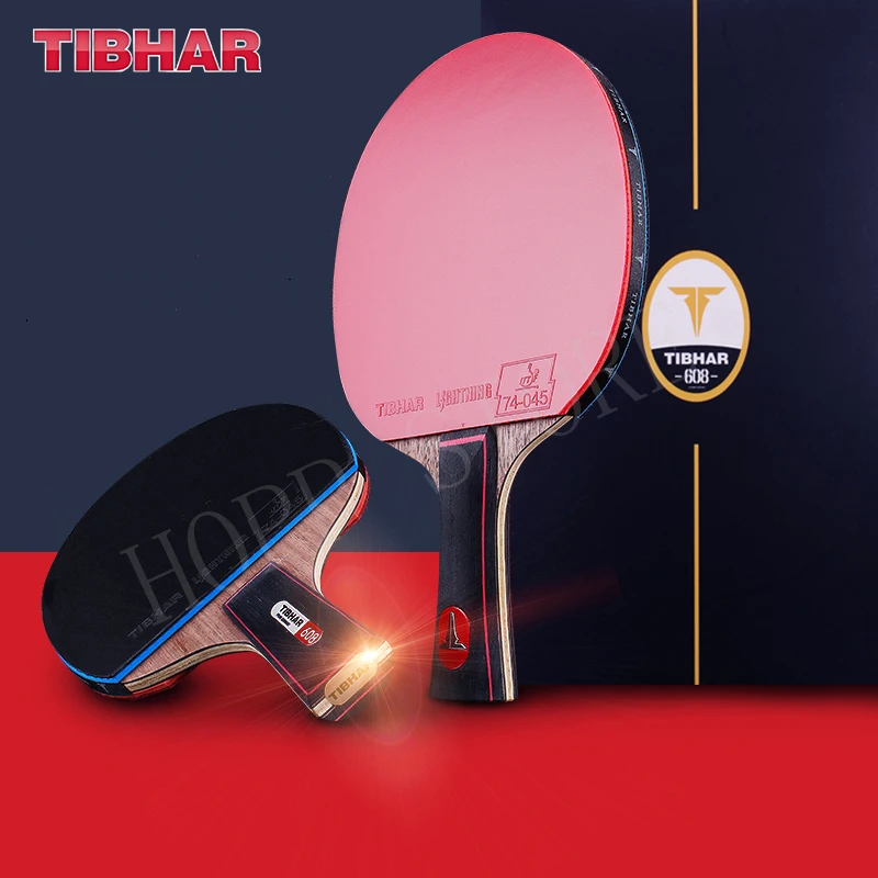 TIBHAR Table Tennis Racket 806/608 Sticky Rubber Pimples-in Professional Hight Quality Original TIBHAR Racket Ping Pong Bat