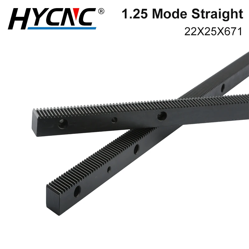 1,25 Mod 22 x 25 671 mm Getriebeantrieb, gerades Gestell 45 # Linearführung für Stahl-CNC-Werkzeugmaschinenfräser, Schneckengetriebe, industrielle Maschinenständer