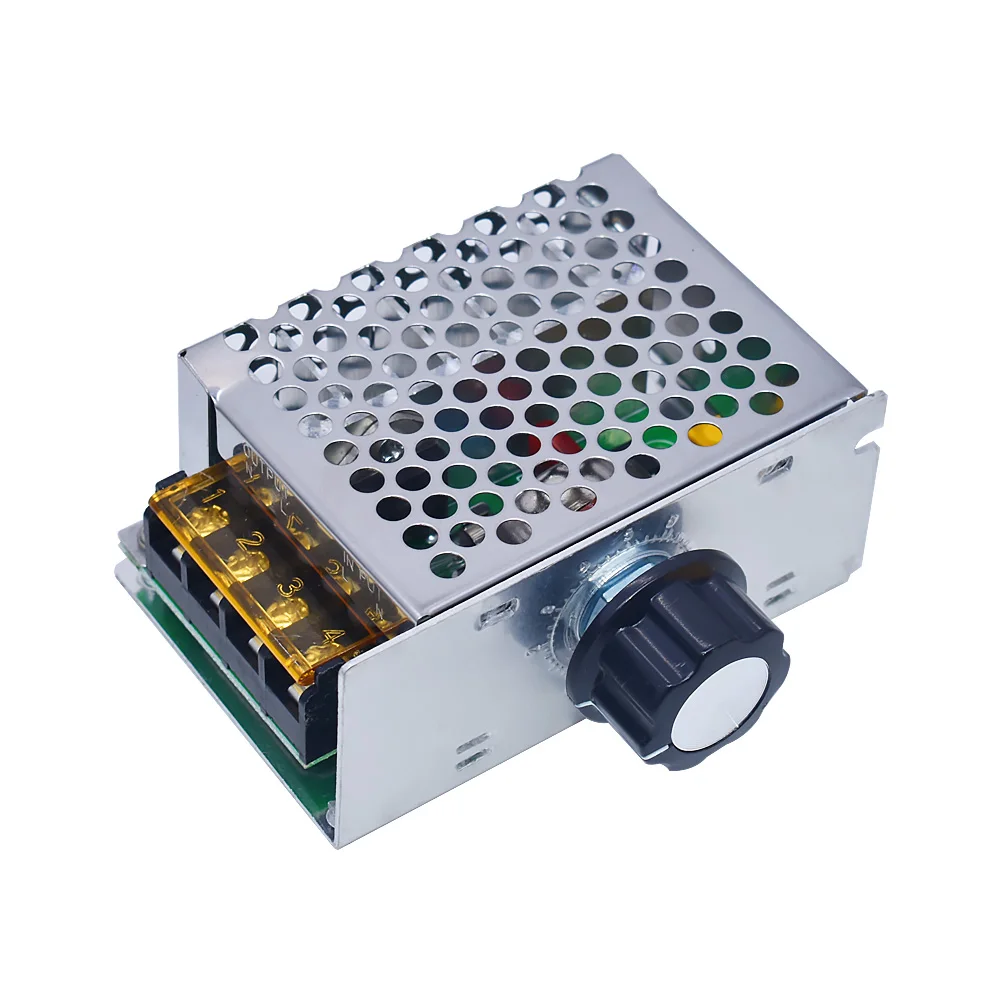 AC220V 2000W 4000W SCR Voltage Regulator Dimming Dimmers Motor Speed Controller Thermostat Electronic Voltage Regulator Module