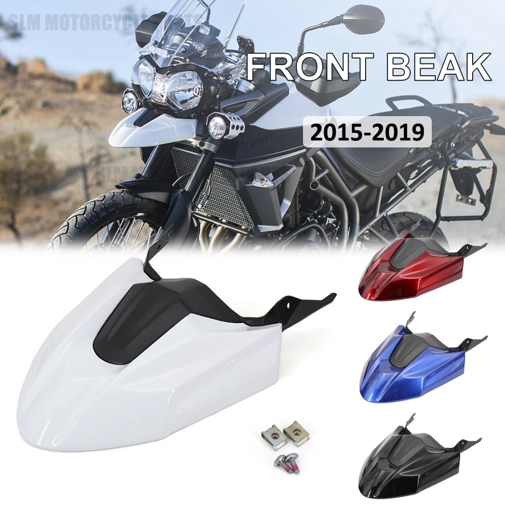 

Front Beak Extend Wheel Fender Nose Extension Cover NEW Motorcycle For Tiger 800 For TIGER 800 XRT XRX 2019 2018 2017 2016 2015