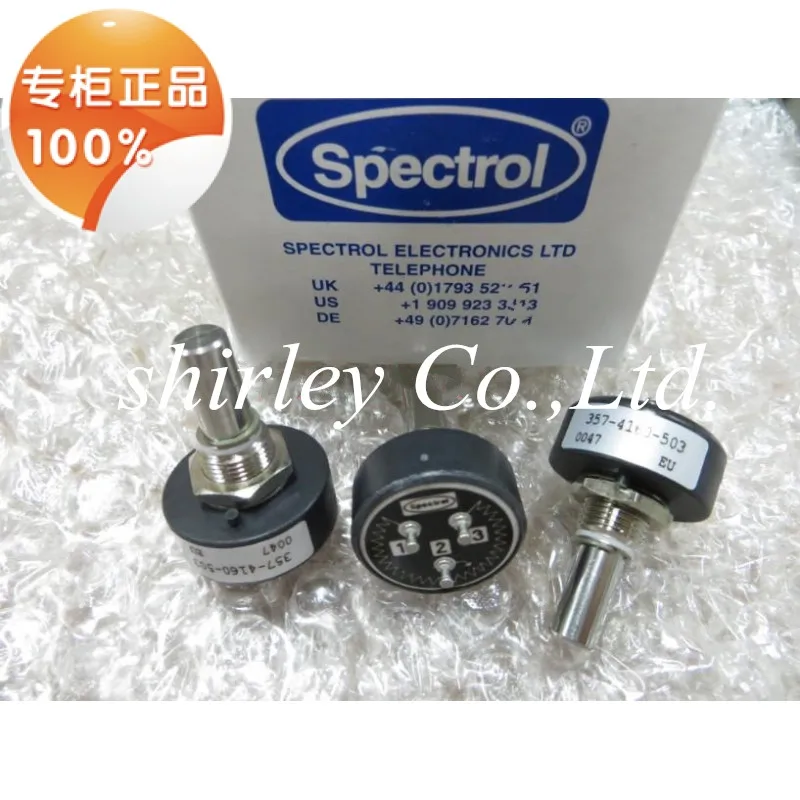 100% NEW Original Spectrol 357-4160-503 50K Conductive plastic 360 degree no limit potentiometer 50K