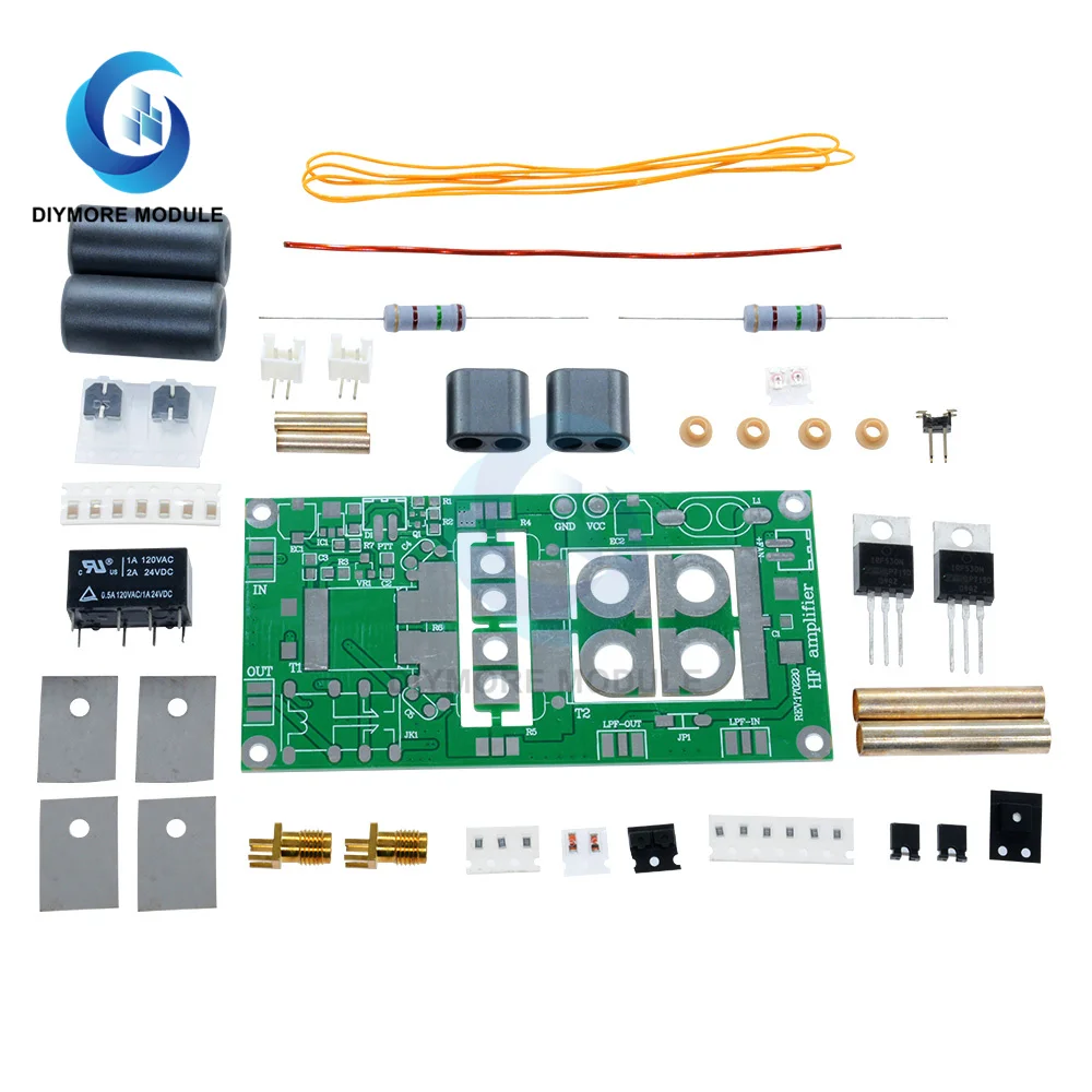 45W/70W SSB Linear HF Power Amplifier 3.5-30Mhz DIY Kits For YAESU FT-817 KX3 SMD Part Soldered Radio Transceiver Speaker Module