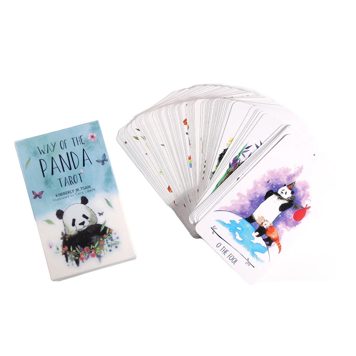 Way of the Panda Tarot 78 card deck Set for Beginners and Tarot Lovers Fortune Telling Cards Game