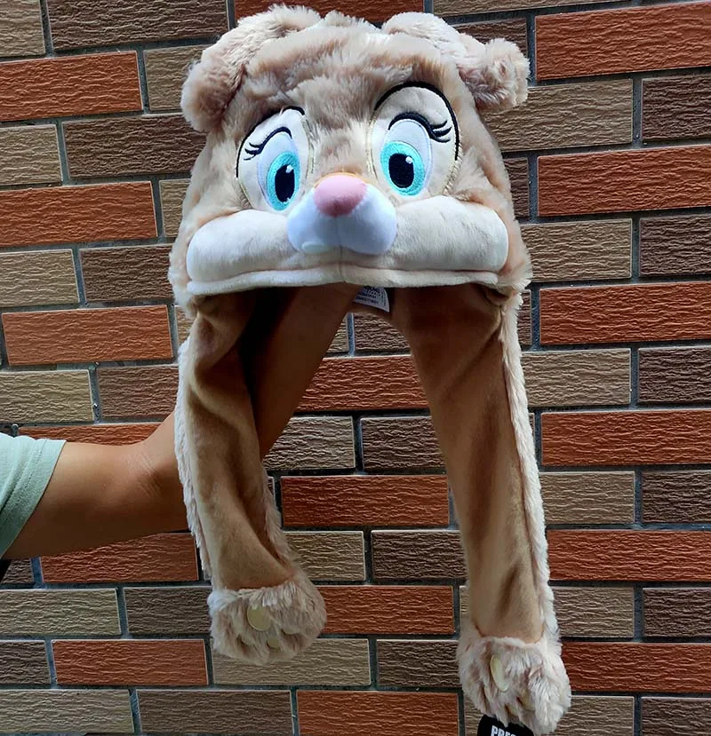 NEW Disney Store Stitch Marie Simba Miss Bunny Costume Hat Cap Plush Cosplay