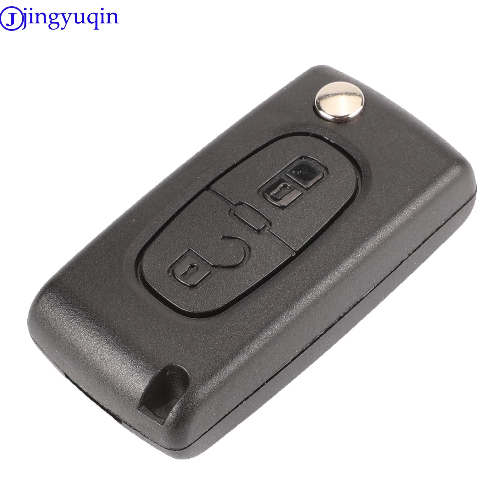 jingyuqin 20ps Car Key Case Shell For Peugeot 307 407 308 607 For Citroen C2 C3 C4 C5 C6 C8 XSARA PICA CE523 HU83 CE536 VA2