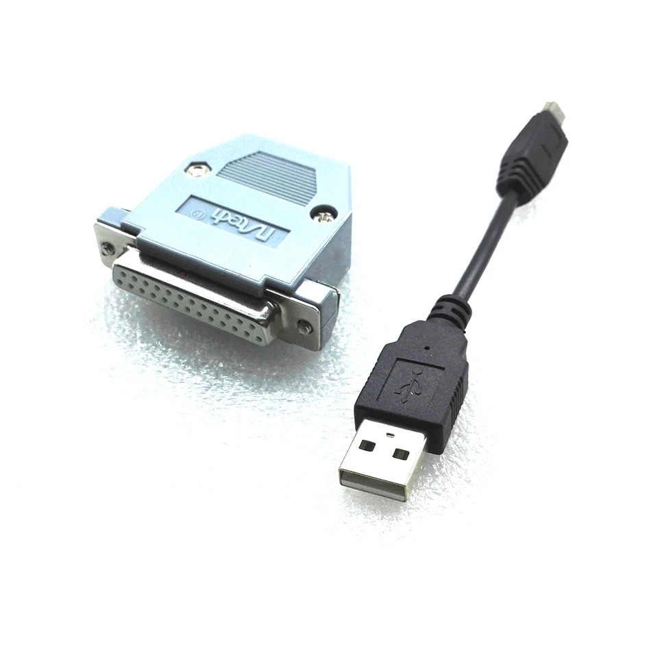 USB To Parallel Adapter CNC Router Controller For MACH3 four-axis Adapter 125KHZ Output CNC To Parallel Port UC125 LY-USB100