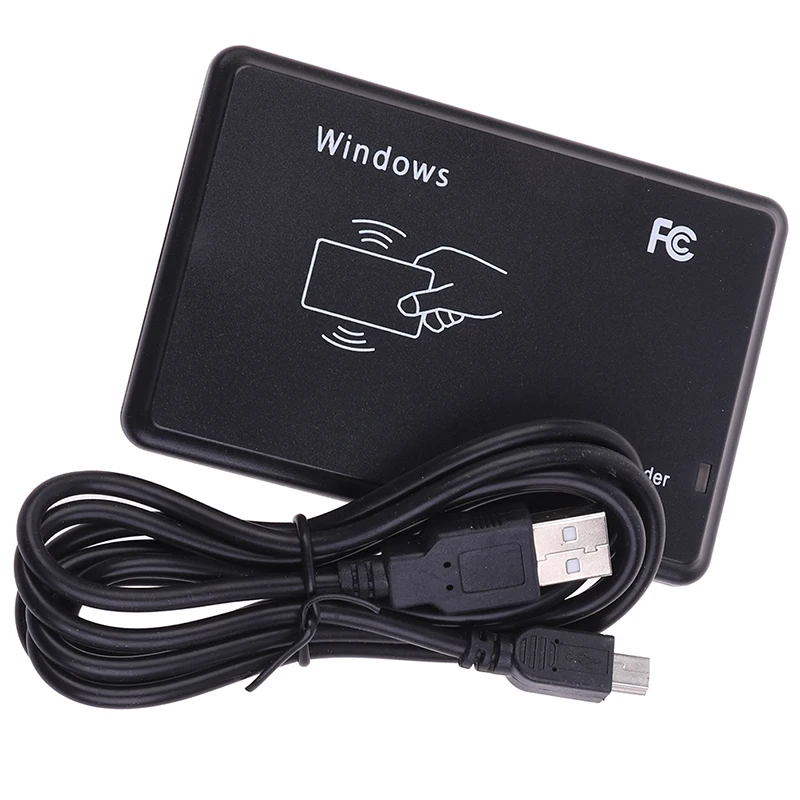 

RFID Reader USB Port EM4100 TK4100 125khz ID Contactless Sensitivity Smart Card Support Window System/Linux