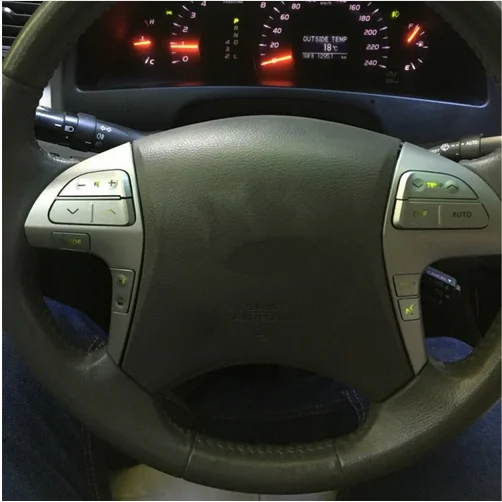 عجلة قيادة السيارات 84250-0E220 84250-0E120, مفتاح زر التحكم الصوتي ، لسيارات تويوتا هايلكس فيجو كورولا كامري هايلاندر إنوفا