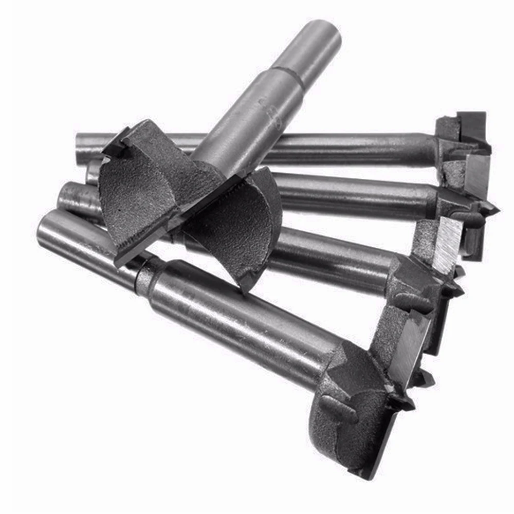 5 stücke Forstner Bohrer Forstner Holz Bohrer Selbst Zentrierung Loch Sah Cutter Holz Werkzeuge Set