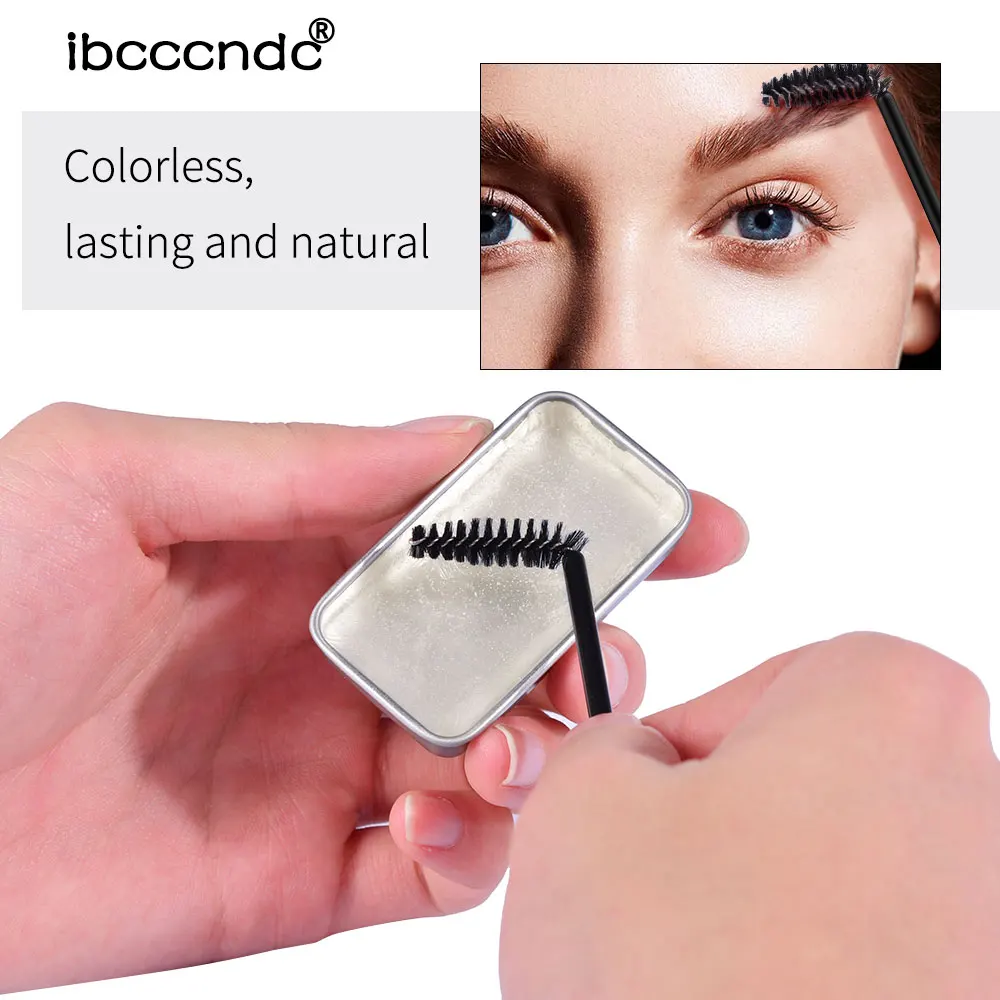 3D Eyebrow Soap Long Lasting Waterproof Eye Brows Lifting Setting Gel Clear Colorless Easy to Use Eyes Makeup Cosmetic