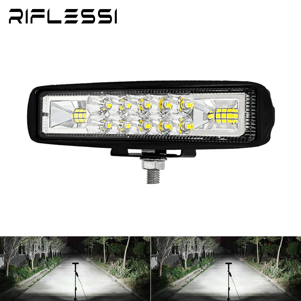 1 x Additional LED Motorcycle Headlights High/Low Beam Ebike Front Light 4x4 Forklift Truck Work Lights 12V 24V 36V 48V 60V