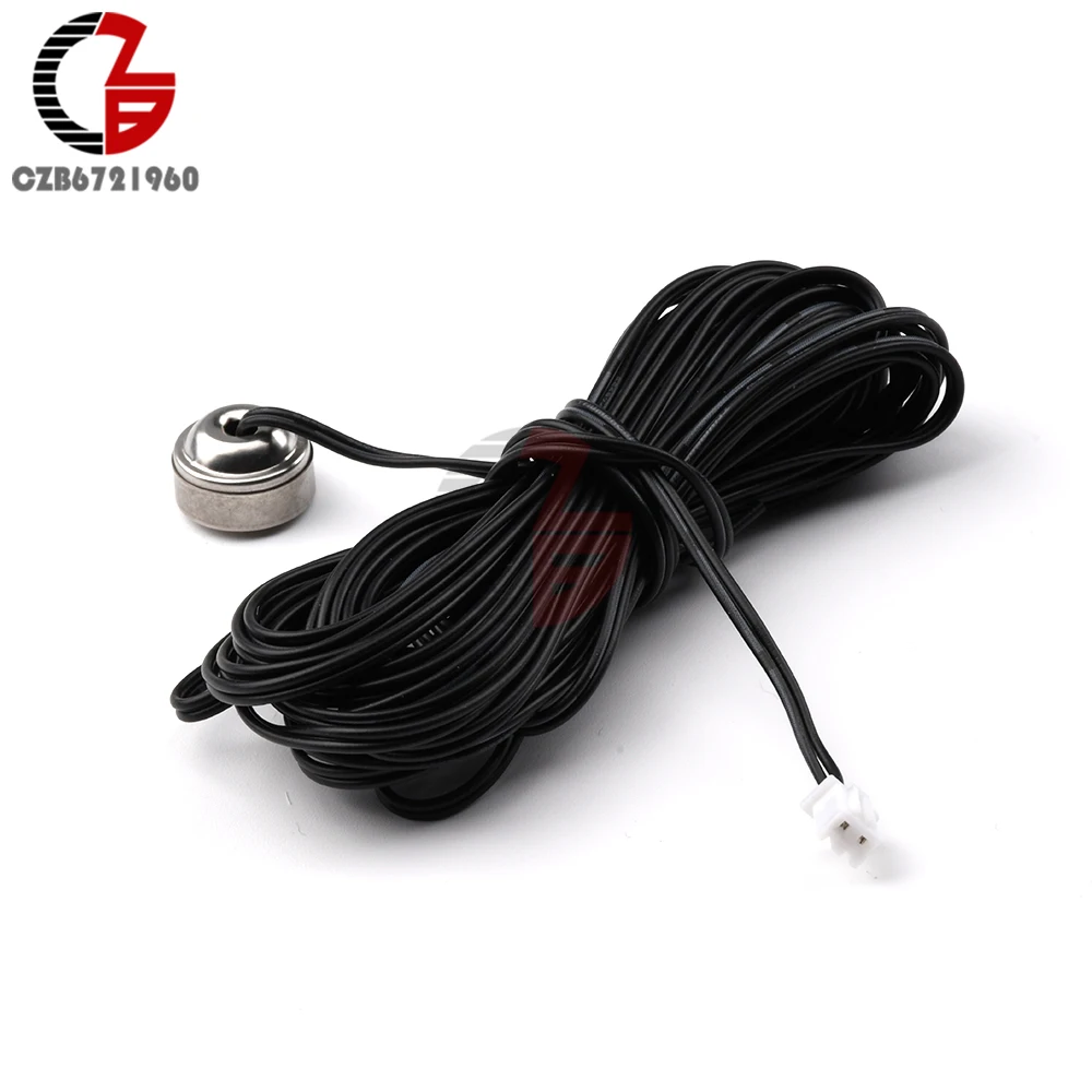 1/2/3/5Meter W1209 Thermostat Magnetic Sensor Probe High Precision Temperature Controller NTC Thermistor 10K Replace DS18B20