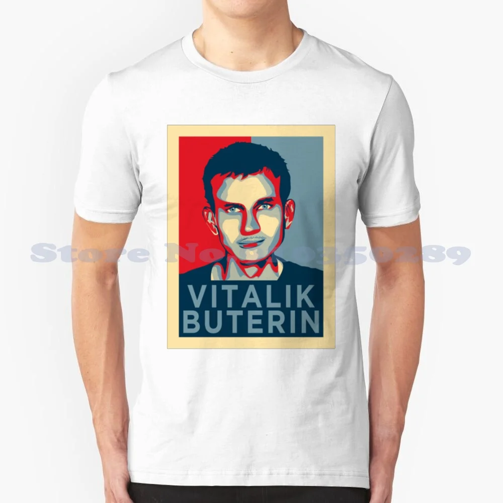 Vitalik Buterin 100% Cotton T-Shirt Bitcoin Cryptocurrency Asic Miner Blockchain Btc Altcoin Money Finance Fiat Satoshi Geek