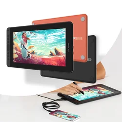 HUION Kamvas 12 Monitor per Tablet grafico schermo antiriflesso da 11.6 pollici supporto per inclinazione Display per penna da disegno stilo digitale senza batteria