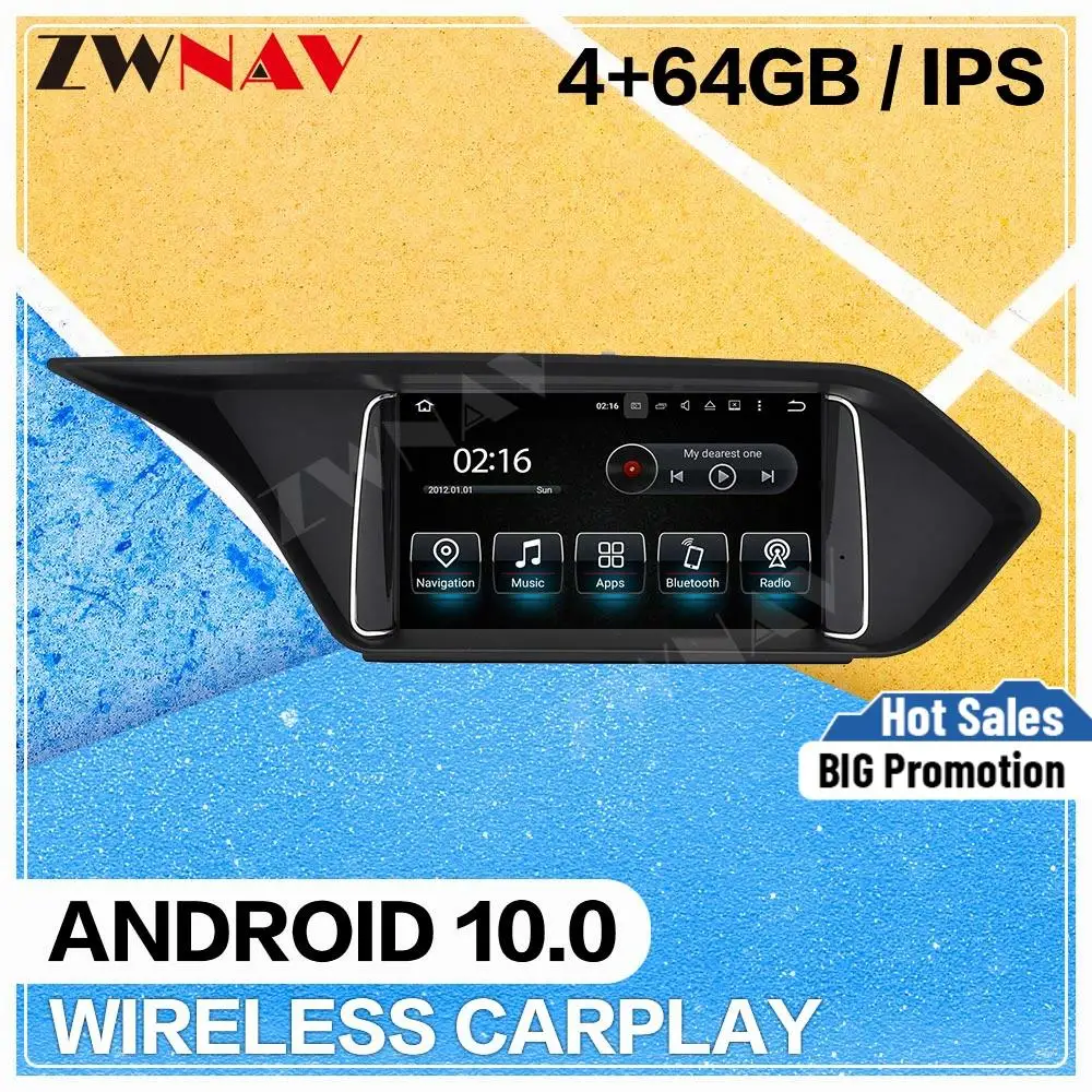 4+64GB Android 10.0 Car multimedia Player for Mecerdes Benz C 2014 2015 2016 2017 gps navi audio radio auto stereo IPS head unit