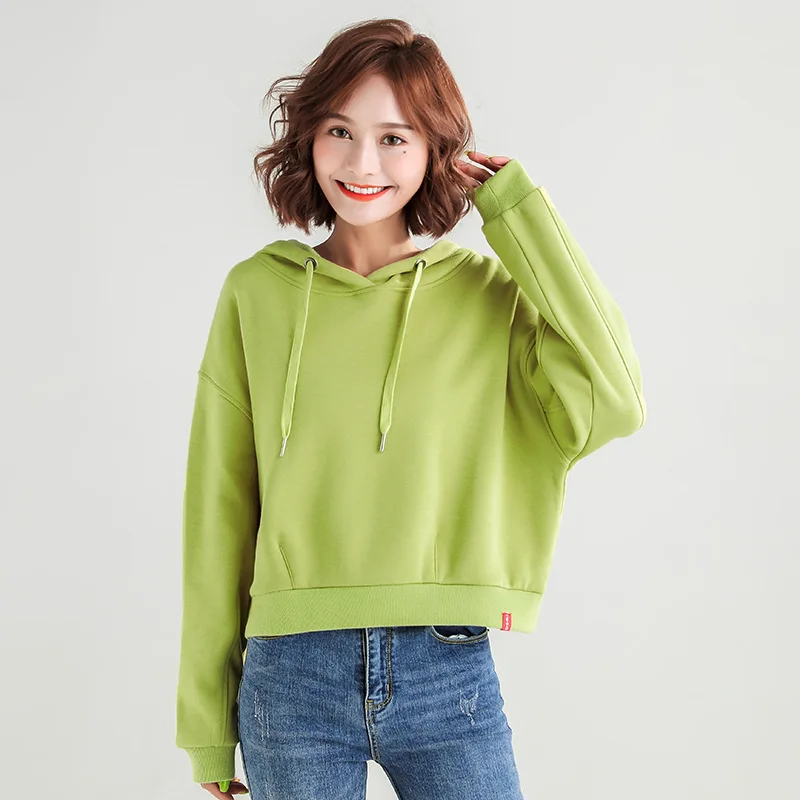 

2020 New Sweatshirt Hoodies Women Hoody Female Fleece Warm Winter Women's Hoodies Full Sleeve Hoodie