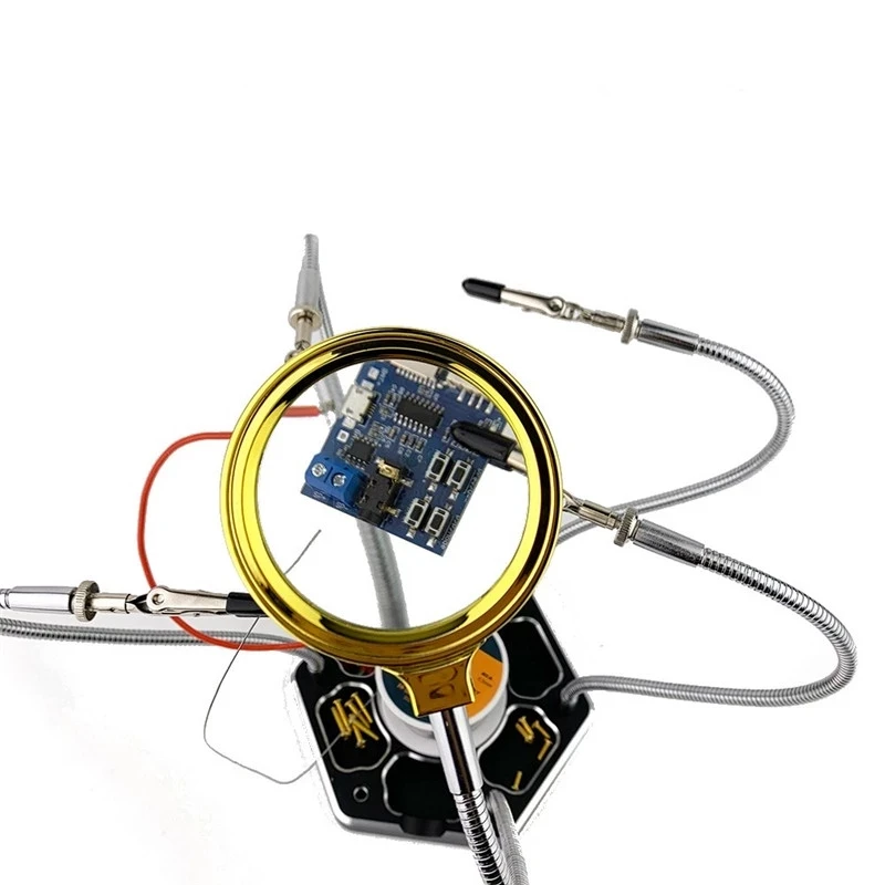 Aluminum Alloy, Through The Machine, Aircraft Model FPV6 Soldering Station Bracket Connected To The Universal Auxiliary Clip