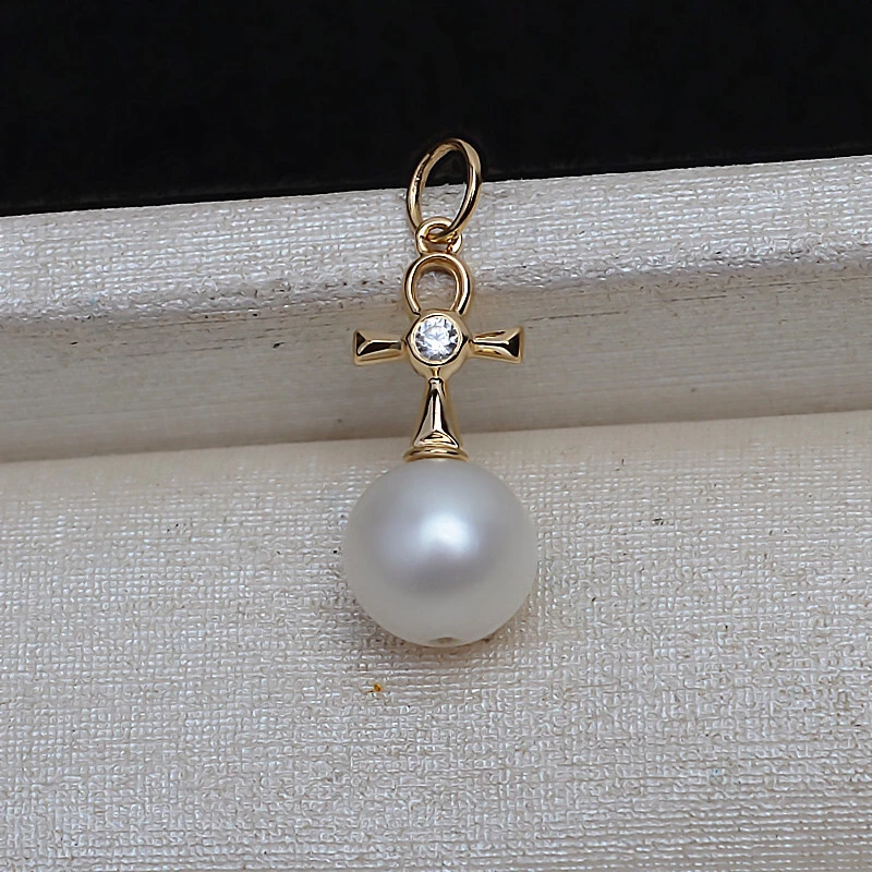 

Bridal Office Lady Real AU750 18K Gold Pendant Mountings Findings Jewelry Settings Accessories Parts for Pearls Beads Stones