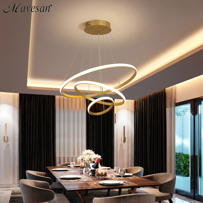 Modern LED Pendant Lights For Kitchen Dining room lustre pendente Hanging Ceiling Lamp deco maison halat avize AC90-260v